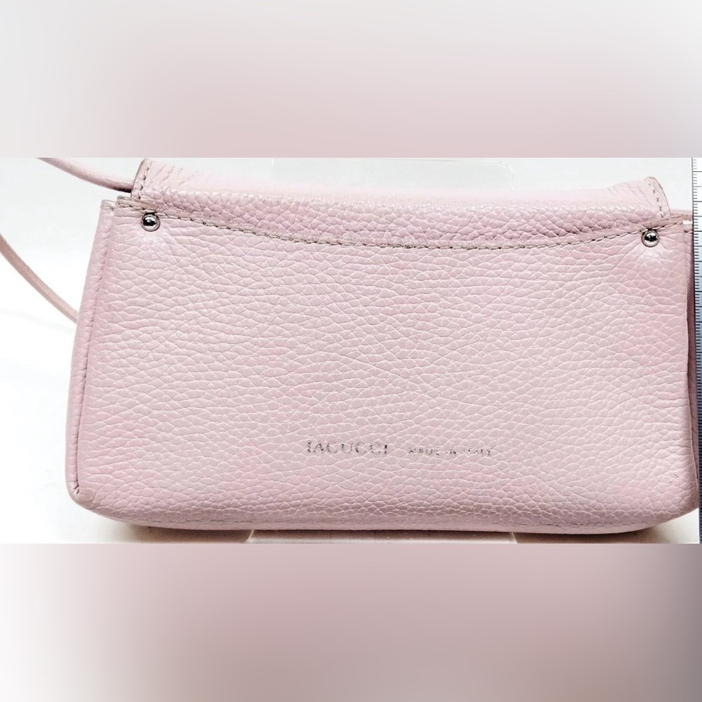 IACUCCI Italy Lana Pebbled Leather Crossbody Bag - Picture 3 of 10